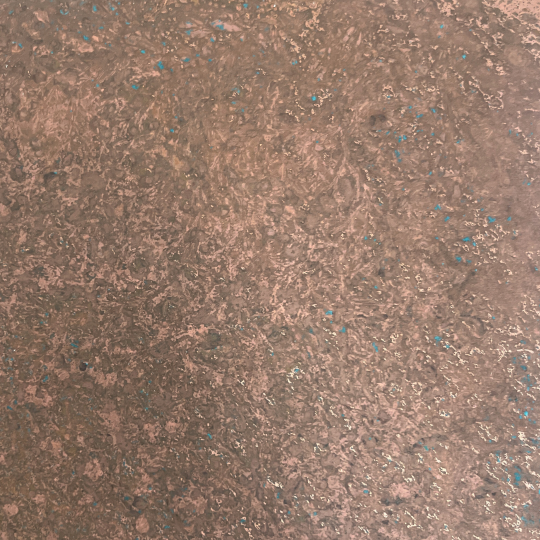Ayrshire finish – with specs of verdigris