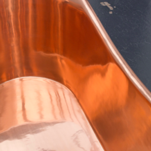 Free Standing Double Sleeper Polished Copper Bath Tub