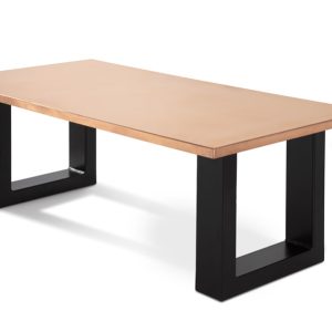 Aged Copper Coffee Table