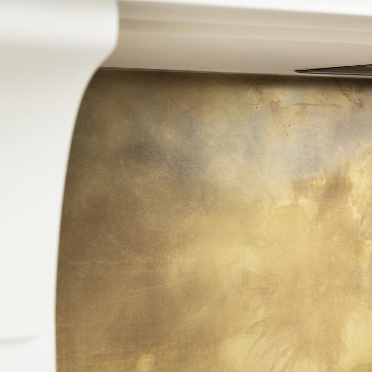 detail picture of Halman Thompson's berkshire bronzed finish